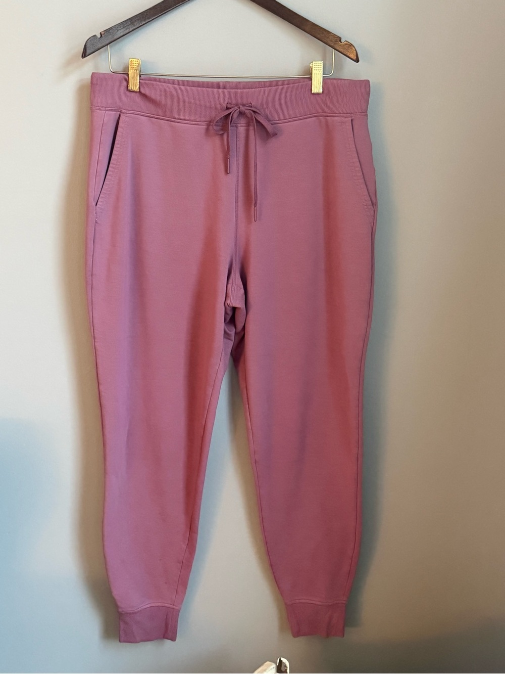 Skechers Dusty Rose Track Jogger Pants with Drawstring